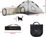 Cat Tent for Indoor and Outdoor Cat Enclosures(Outdoor, Tunnel, and Playhouse) Cat Playpen X-Large Portable Cat Tunnel Play Tents for Cats Rabbits and Small Animals