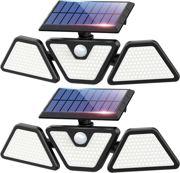 Solar Lights Outdoor Waterproof 275 LED Super Bright Motion Sensor