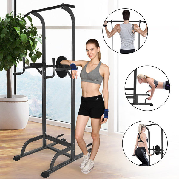 Tangnade Power Tower Workout Dip Station For Home Gym Strength Training Fitness Equipment Fitness Equipment Home Gym
