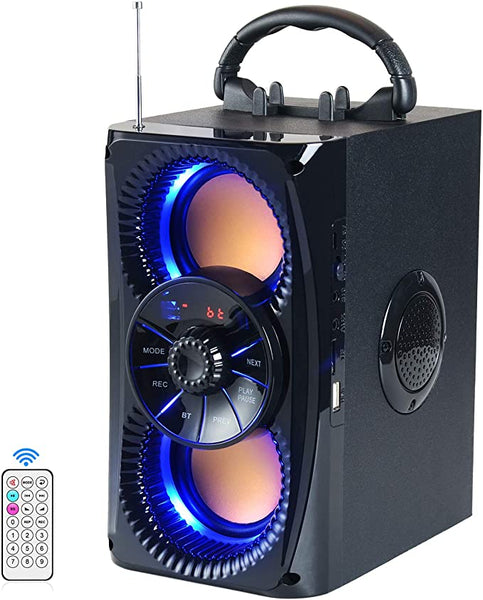 DINDIN Bluetooth Speaker, Portable Wireless Speakers with Lights