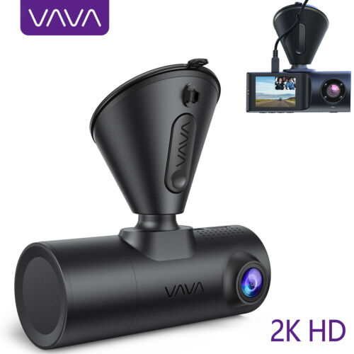 VAVA 2K DUAL DASH CAM With Separately controlled Front & Cabin Camera Car camera