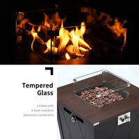 Essential Lounger 28 inch Propane Fire Pit Table