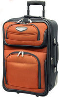 Travel Select Amsterdam Expandable Rolling Upright Luggage, Orange, 4-Piece Set(694396695089)