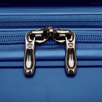 Traveler's Choice Pagosa Indestructible Hardshell Expandable Spinner Luggage, Navy, Checked-Medium 26-Inch(694396915699)