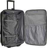 Travel Select Amsterdam Expandable Rolling Upright Luggage, Burgundy, Checked-Medium 25-Inch(694396692637)
