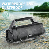 TPone Bluetooth Speakers, Outdoor Portable Wireless Speaker with Subwoofer