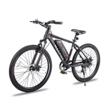 Macfox 26 In. Mountain Electric Bicycle, 350 W Motor,  36V Removable Battery, 20Mph with 21 Speed Gears, Black