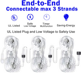 LED Net lights, 200 LED Fairy String Decorative Mesh Warm White