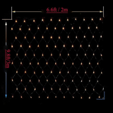 LED Net lights, 200 LED Fairy String Decorative Mesh Warm White