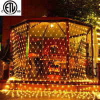 LED Net lights, 200 LED Fairy String Decorative Mesh Warm White