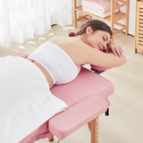 Commercial Portable Folding Massage Table With Carrying Case, 84'', PINK