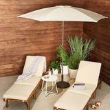  Beige Patio Umbrella-9-Foot