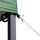 Amazon Basics 3x3M pop up gazebo, Green, with wheeled Carry bag