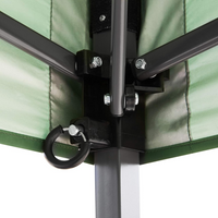 Amazon Basics 3x3M pop up gazebo, Green, with wheeled Carry bag