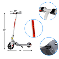 Electric Scooter, 150 W Motor Kids Electric Scooter,  15 Lbs Ultra Lightweight 