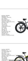 750w 4x26" Fat Tire Ebike w/30Mph 30--40Miles Range