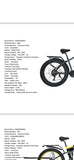 750w 4x26" Fat Tire Ebike w/30Mph 30--40Miles Range