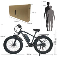 750w 4x26" Fat Tire Ebike w/30Mph 30--40Miles Range