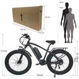 750w 4x26" Fat Tire Ebike w/30Mph 30--40Miles Range