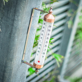 Outdoor Thermometer, Steel Outside Window Thermometer Adjustable Angle, 10 Inch, Easy to Read