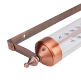 Outdoor Thermometer, Steel Outside Window Thermometer Adjustable Angle, 10 Inch, Easy to Read