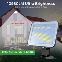 2 Pack 60W LED Flood Light 10980LM Super Bright Outdoor Floodlight Fixture IP65 Waterproof Exterior Security Lighting 6000K Daylight 3 Adjustable angle AC100-277V Work Lights for Yard Garden Backyard