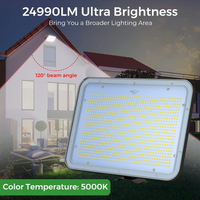 24990LM LED Outdoor Flood Lights 200W Waterproof IP65,5000K Daylight 110V 960leds Floodlights Fixture,3Adjustable Angle 1600W Equivalent Super Bright Security Area Lighting for Landscape Rooftop Patio