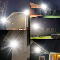 300W LED Flood Light 36880LM Super Bright 1344leds Commercial Exterior Security Lighting 2400W Equivalent,5000K Daylight,3Adjustable Angle,IP65Waterproof,110V Outdoor Floodlight Garden Backyard Garage
