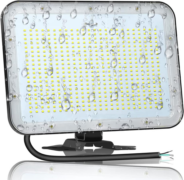 100W LED Flood Light 15900LM, Outdoor Floodlights 100-277V,Security Commercial Lighting IP65 Waterproof Angle Adjustable,5000K Daylight Exterior Work Light for Stadium,Garden,Garages,Yard,Barn