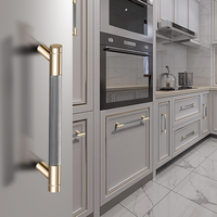 Drawer Pull 12 Pack 5" Cabinet Handles Cabinet Pulls Aluminum Handles Round Pull Gold and Nickle Oxidation Finish with Diamond Pattern Golden 6" Length