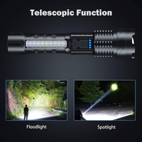 Cinlinso Flashlight High Lumens Rechargeable 2 Pack, 980000 Lumen Super Bright Led Flashlights with 7 Light Modes, IPX6 Waterproof, Powerful Handheld Flash Light for Camping Home Emergencies