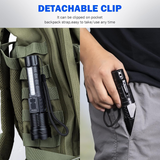 Cinlinso Flashlight High Lumens Rechargeable 2 Pack, 980000 Lumen Super Bright Led Flashlights with 7 Light Modes, IPX6 Waterproof, Powerful Handheld Flash Light for Camping Home Emergencies