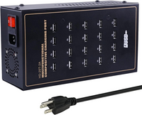 USB Charging Station,Cinlinso 20 Port 200W/40A Multiple USB Charger Station with Intelligent Protection for Smartphone Tablet School Shopping Hotel Malls