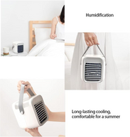 Portable fan, portable air conditioning, silent fans, desktop air conditioning, bedroom, living room, office, kitchen humidified air conditioning fan
