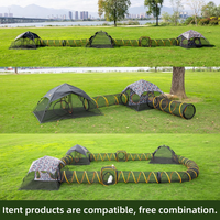 Outdoor Cat Play Tent for Indoor Cats (X- Large Portable Cat House, Outdoor Cat Enclosure for Cats, Rabbits and Small Animals Easy to Connect with Cat Tunnel, Cat Cube