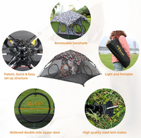 Outdoor Cat Play Tent for Indoor Cats (X- Large Portable Cat House, Outdoor Cat Enclosure for Cats, Rabbits and Small Animals Easy to Connect with Cat Tunnel, Cat Cube