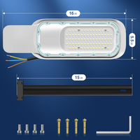 LED Flood Light Outdoor - 15000 LM Outdoor Security Lights Waterproof 6500K Daylight Super Bright Area Light Outside Floodlights for Yard Garage