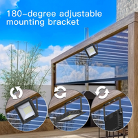 LED Flood Light Outdoor - 5000 LM Outdoor Security Lights IP66 Waterproof, 50W 6500K Daylight Super Bright Area Light Outside Floodlights for Yard Garage