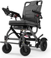 Lightweight Electric Wheelchair, Only 36lbs, Foldable Power Wheelchair for Adults,Dual Motors,Intelligent Folding,Motorized Mobility Scooters for Seniors