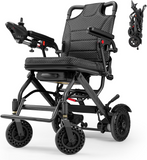 Lightweight Electric Wheelchair, Only 36lbs, Foldable Power Wheelchair for Adults,Dual Motors,Intelligent Folding,Motorized Mobility Scooters for Seniors