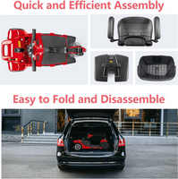 3 Wheel Mobility Scooters for Adults, Foldable Mobility Scooter for Seniors, Powered Electric Scooter with Basket, Heavy Duty Mobile for Travel