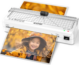A4 Laminator Machine,70s Rapid Warm Up, Jam-Free Lamination, Built-in Paper Trimmer, Hot & Cold Laminating Machine for Home, Office & School Use
