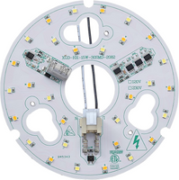 2-Pack 5.3" LED Retrofit Light Kit for Ceiling Flush 15W 120V 3000/4500/6000K LED Ceiling Fan Light Replacement Panel PCB Dimmable