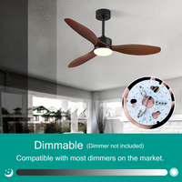 2-Pack 5.3" LED Retrofit Light Kit for Ceiling Flush 15W 120V 3000/4500/6000K LED Ceiling Fan Light Replacement Panel PCB Dimmable