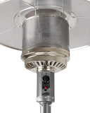 46,000 BTU Outdoor Propane Patio Heater with Wheels, Commercial & Residential,  32.1 x 32.1 x 91.3 inches (LxWxH)
