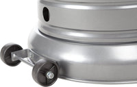 46,000 BTU Outdoor Propane Patio Heater with Wheels, Commercial & Residential,  32.1 x 32.1 x 91.3 inches (LxWxH)