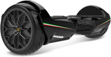 TWO DOTS Hoverboard 6.5" UL2272 Certified Self Balancing Scooter Solid Rubber Two Wheels Hover Board with APP Bluetooth Speaker and LED Lights for Adults and Kid