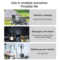 Merax 1500W Portable Power Station Solar Generator LiFePO4 Outdoor Camping Home