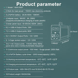 Merax 1500W Portable Power Station Solar Generator LiFePO4 Outdoor Camping Home