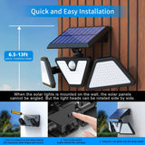 Solar Lights Outdoor Waterproof 275 LED Super Bright Motion Sensor